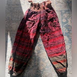 Colorful Harem-Style Pants